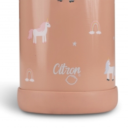 Citron Butelka Termiczna ze Stali Nierdzewnej 350ml - Unicorn Blush Pink