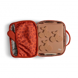 Citron Kwadratowy Lunch Bag / Śniadaniówka - Leo Brick