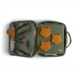 Citron Kwadratowy Lunch Bag / Śniadaniówka - Tiger