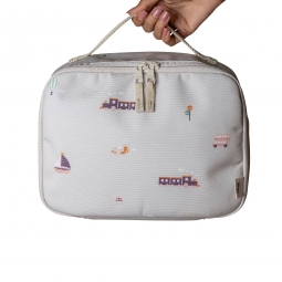 Citron Kwadratowy Lunch Bag / Śniadaniówka - Vehicles