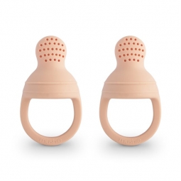 Mushie Gryzak na Przekąski 2-pack Blush