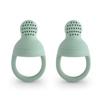 Mushie Gryzak na Przekąski 2-pack Cambridge Blue