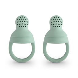 Mushie Gryzak na Przekąski 2-pack Cambridge Blue