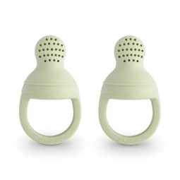 Mushie Gryzak na Przekąski 2-pack Sage