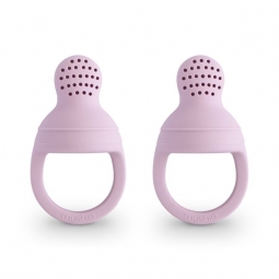 Mushie Gryzak na Przekąski 2-packSoft Lilac