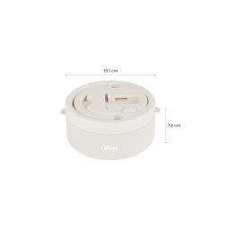 Citron Termos Obiadowy z Podziałką 400ml - Beige