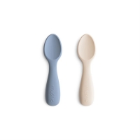 Mushie Łyżeczki Startowe dla Malucha – 2-pack Tradewinds/Shifting Sand