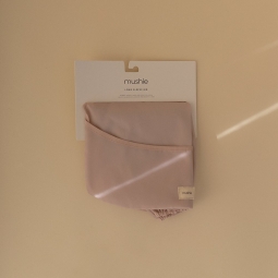 Mushie Śliniak z Długim Rękawem - Blush