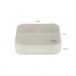Citron Lunch Box ze Sztućcami - Beige