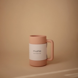 Mushie Kubek Silikonowy do Spłukiwania Głowy - Blush