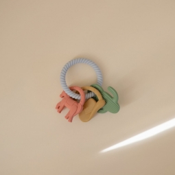 Mushie Silikonowy Gryzak na Kółku - Western