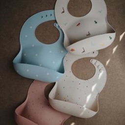 Mushie Śliniak Silikonowy Vanilla Confetti