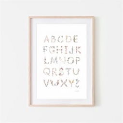 Mushie Plakat Alphabet International - Medium