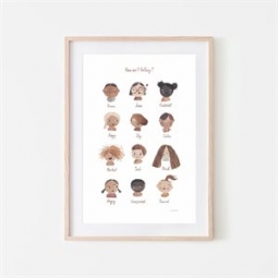 Mushie Plakat Feelings - Medium