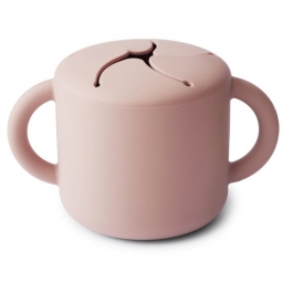 Mushie Kubek Niewysypek na Przekąski Blush