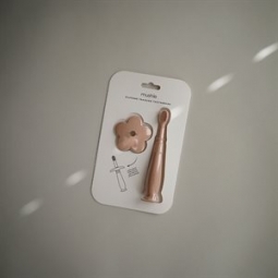 Mushie Szczoteczka do Nauki Mycia Ząbków Flower Blush