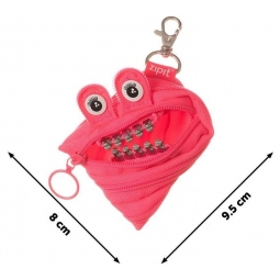 ZIPIT GRILLZ MINI POUCH ZABAWNY PORTFEL PORTFELIK - RÓŻOWY