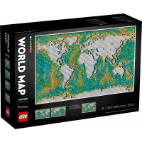 LEGO ART 31203 MAPA ŚWIATA 11695 elementów