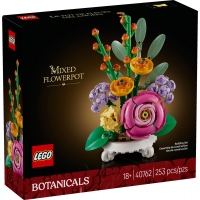 LEGO 40762 BOTANICAL DONICZKA Z ROZMAITYMI KWIATAMI