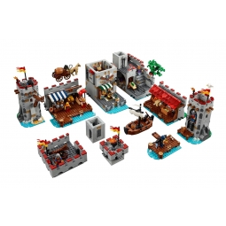 LEGO 910047 BRICKLINK ŚREDNIOWIECZNY NADMORSKI RYNEK