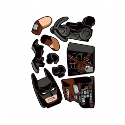 LEGO 52372 STATICKER BATMAN RUCHOMA SKŁADANKA