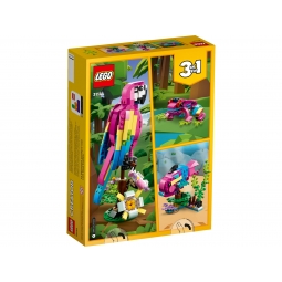 LEGO CREATOR 3w1 31144 - EGZOTYCZNA RÓŻOWA PAPUGA