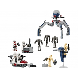 LEGO STAR WARS 75372 ZESTAW BITEWNY Z ŻOŁNIERZEM ARMII KLONÓW I DROIDEM BOJOWYM