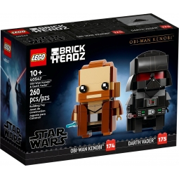 LEGO 40547 BRICKHEADZ OBI-WAN KENOBI I DARTH VADER
