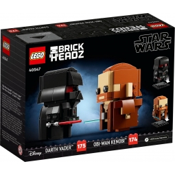 LEGO 40547 BRICKHEADZ OBI-WAN KENOBI I DARTH VADER
