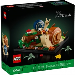 LEGO IDEAS 40788 PRZYJAZNE ŚLIMAKI