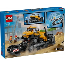 LEGO CITY 60466 ŻÓŁTY BULDOŻER Z ŁADOWARKĄ