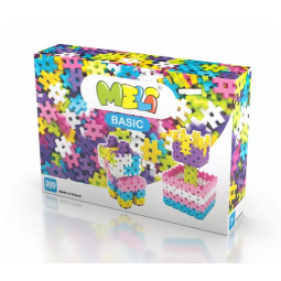 MELI BASIC PINK 50025 WAFLE KLOCKI 300 elementów