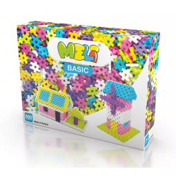 MELI BASIC PINK 50030 WAFLE KLOCKI 600 elementów