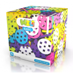 MELI BASIC CONSTRUCTOR PINK 50059 WAFLE KLOCKI 60 elementów