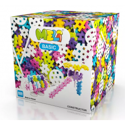 MELI BASIC CONSTRUCTOR PINK 50070 WAFLE KLOCKI 600 elementów