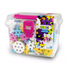 MELI BASIC CONSTRUCTOR PINK BOX TRAVEL 50080 WAFLE KLOCKI 250 elementów