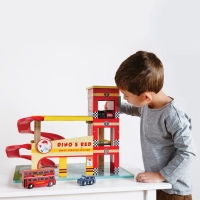 Garaż zabawka wielopoziomowy Dino Le Toy Van