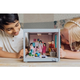 Lalki do domku dla lalek zestaw Nikki, zabawka dla dzieci, domek, Lundby