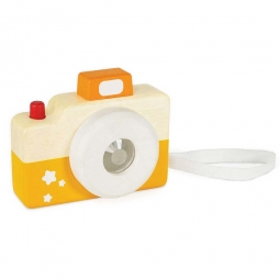 Drewniany aparat fotograficzny zabawka dla dzieci, mały fotograf Le Toy Van