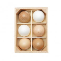 Drewniane jajka do zabawy  w skrzynce Le Toy Van
