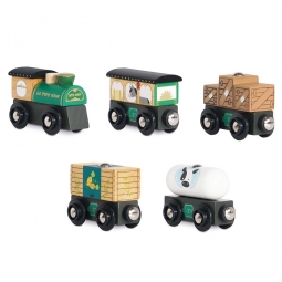 Drewniane pociągi zielone Le Toy Van