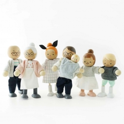 Rodzina lalek, zabawka dla dzieci, laleczki do domków, figurki, Le Toy Van