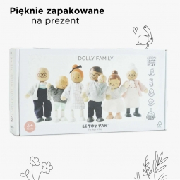 Rodzina lalek, zabawka dla dzieci, laleczki do domków, figurki, Le Toy Van