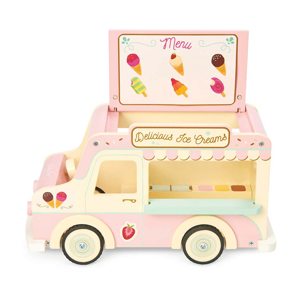 Wooden ice cream truck outlet