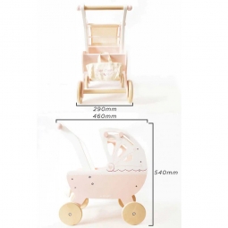 Drewniany wózek dla lalek Sweetdreams Le Toy Van