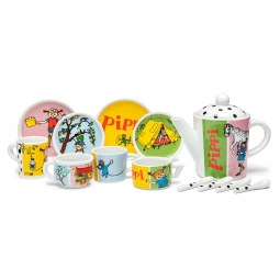 Porcelanowy zestaw do herbaty dla dzieci Pippi Langstrumpf