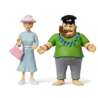Figurki Ephraim i Panna Prysselius zestaw, Pippi Langstrumpf zabawka dzieci