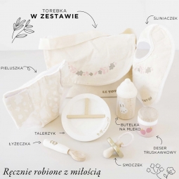 Drewniany zestaw do karmienia lalek, zabawa lalkami, dla dzieci, Le Toy Van