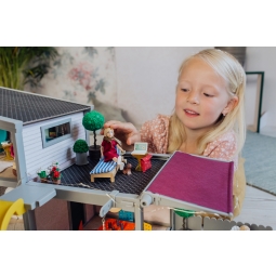 Lalka mama kobieta biznesu zestaw z akcesoriami, komputer, telefon, Lundby