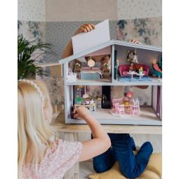 Akcesoria kuchenne zestaw do domku dla lalek, wyposażenie, kuchnia, Lundby